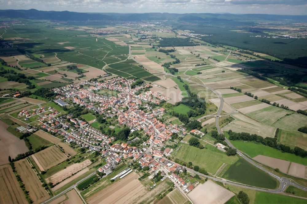 Luftaufnahme Geinsheim - Neustadt an der Weinstraße OT Geinsheim im Bundesland Rheinland-Pfalz