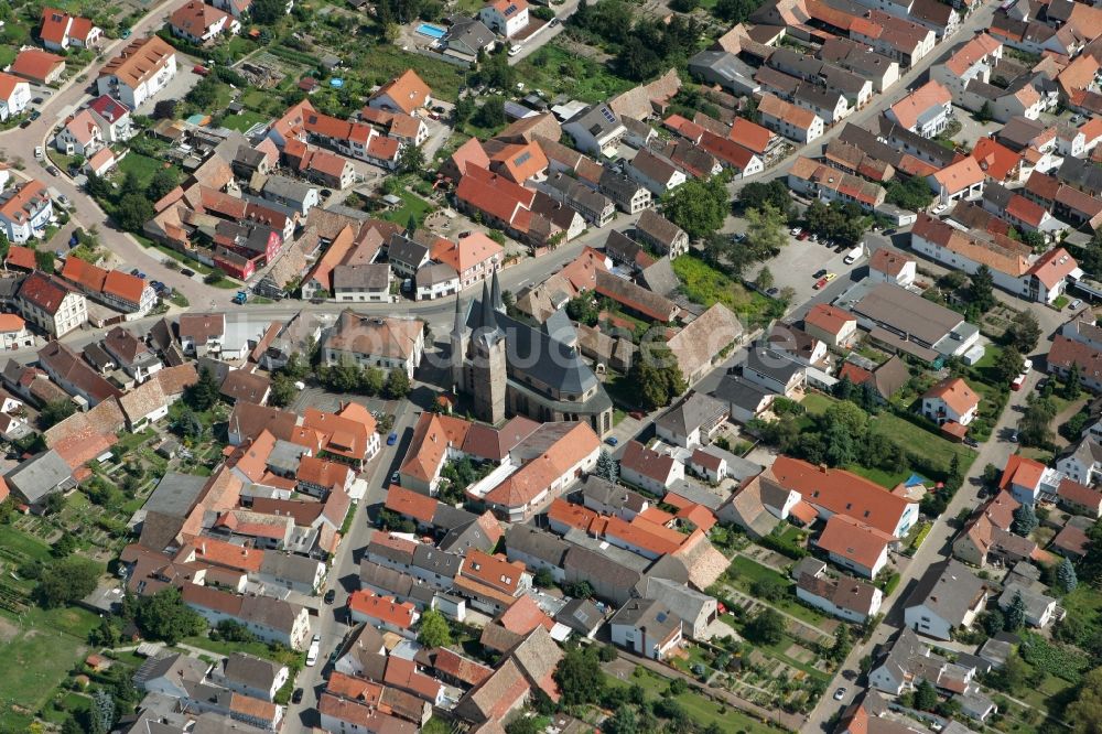 Geinsheim aus der Vogelperspektive: Neustadt an der Weinstraße OT Geinsheim im Bundesland Rheinland-Pfalz