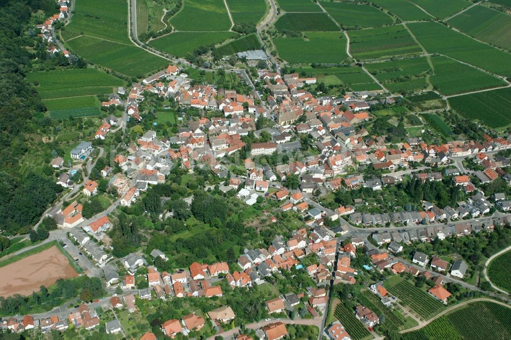 Luftaufnahme Gimmeldingen - Neustadt an der Weinstraße OT Gimmeldingen im Bundesland Rheinland-Pfalz