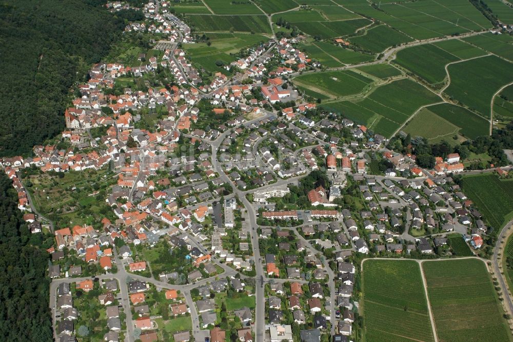 Luftbild Königsbach - Neustadt an der Weinstraße OT Koenigsbach im Bundesland Rheinland-Pfalz