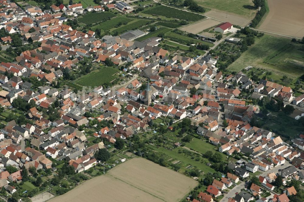 Luftaufnahme Lachen-Speyerdorf - Neustadt an der Weinstraße OT Lachen-Speyerdorf im Bundesland Rheinland-Pfalz