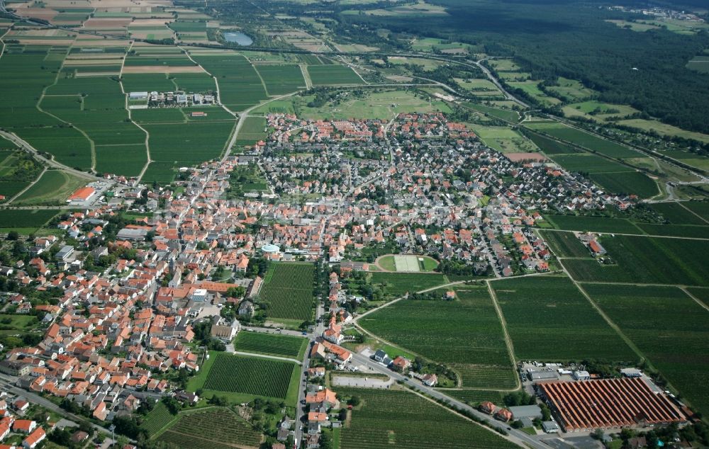 Luftbild Mußbach - Neustadt an der Weinstraße OT Mußbach im Bundesland Rheinland-Pfalz