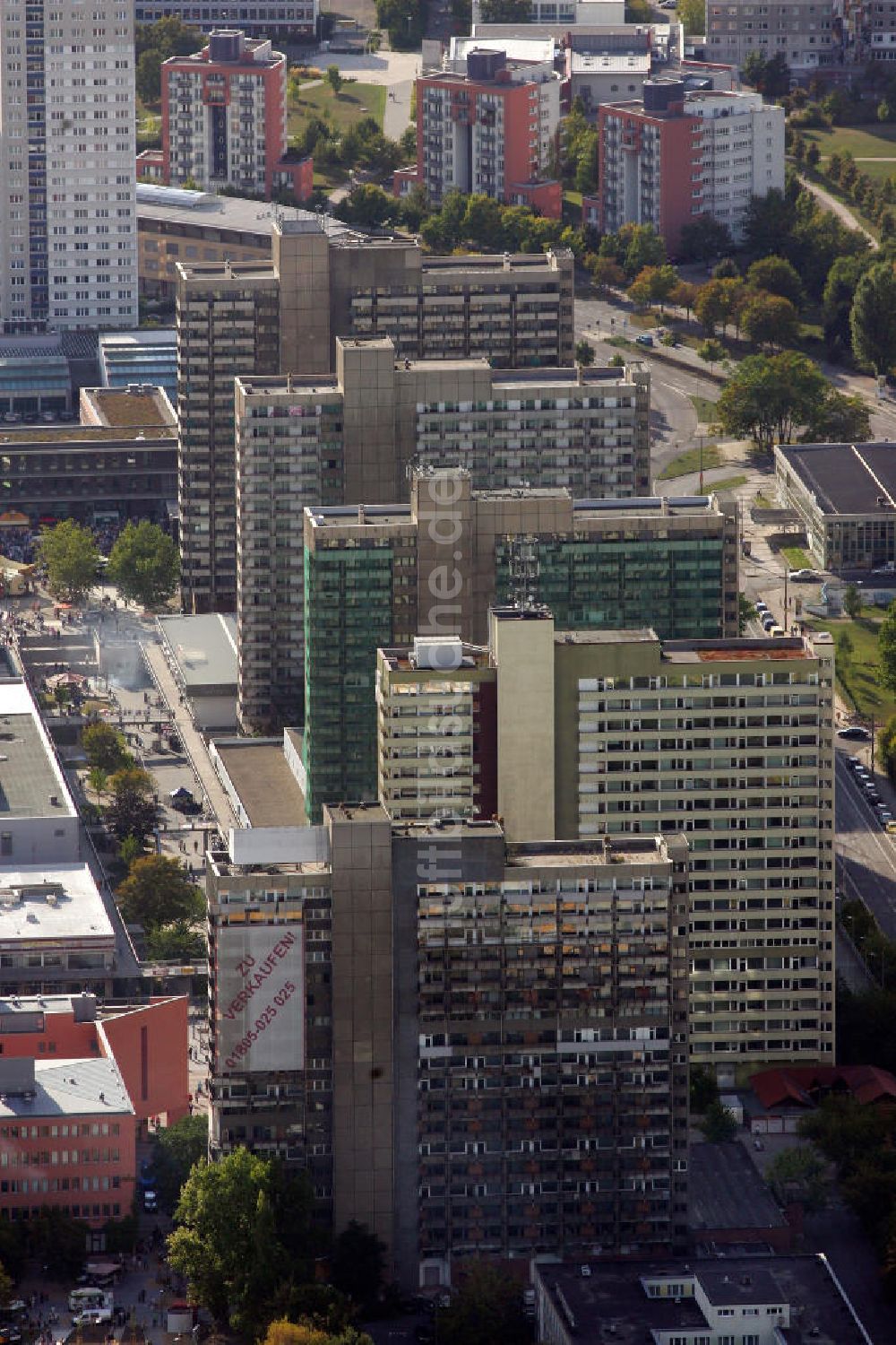 Luftaufnahme Halle - Neustadt - Neustädter Scheiben in Halle - Neustadt