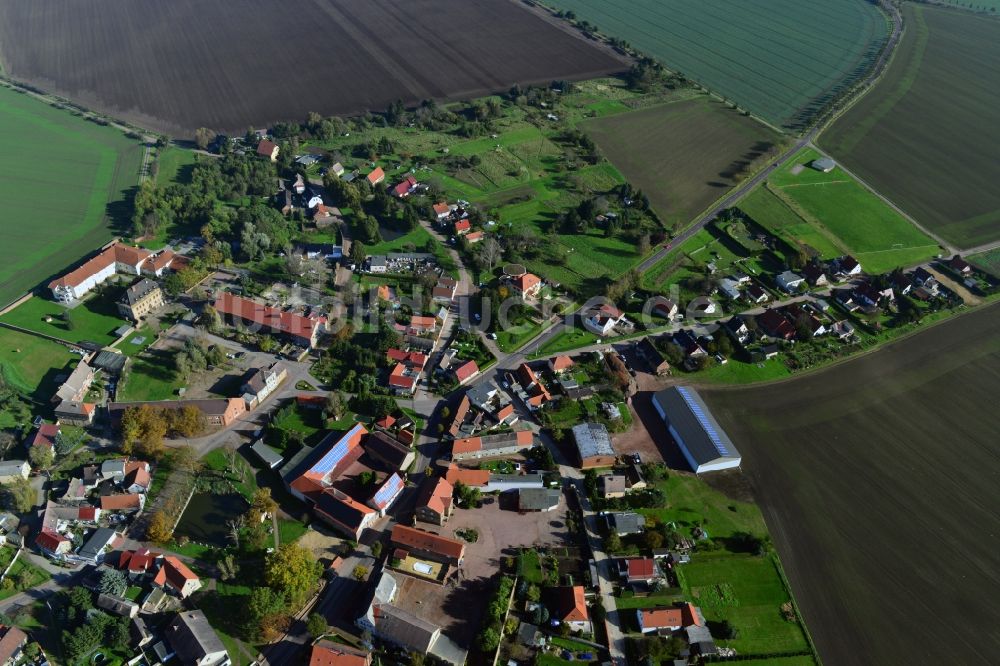 Luftaufnahme Wettin-Löbejün OT Neutz-Lettew - Neutz-Lettewitz in Wettin-Löbejün im Bundesland Sachsen-Anhalt