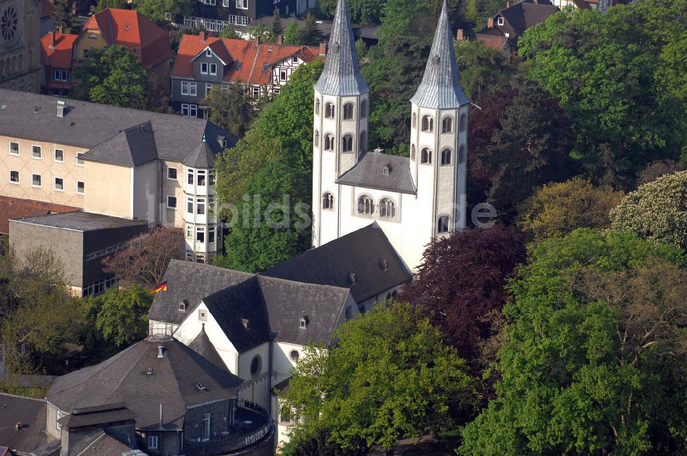 Goslar aus der Vogelperspektive: Neuwerkkirche Goslar