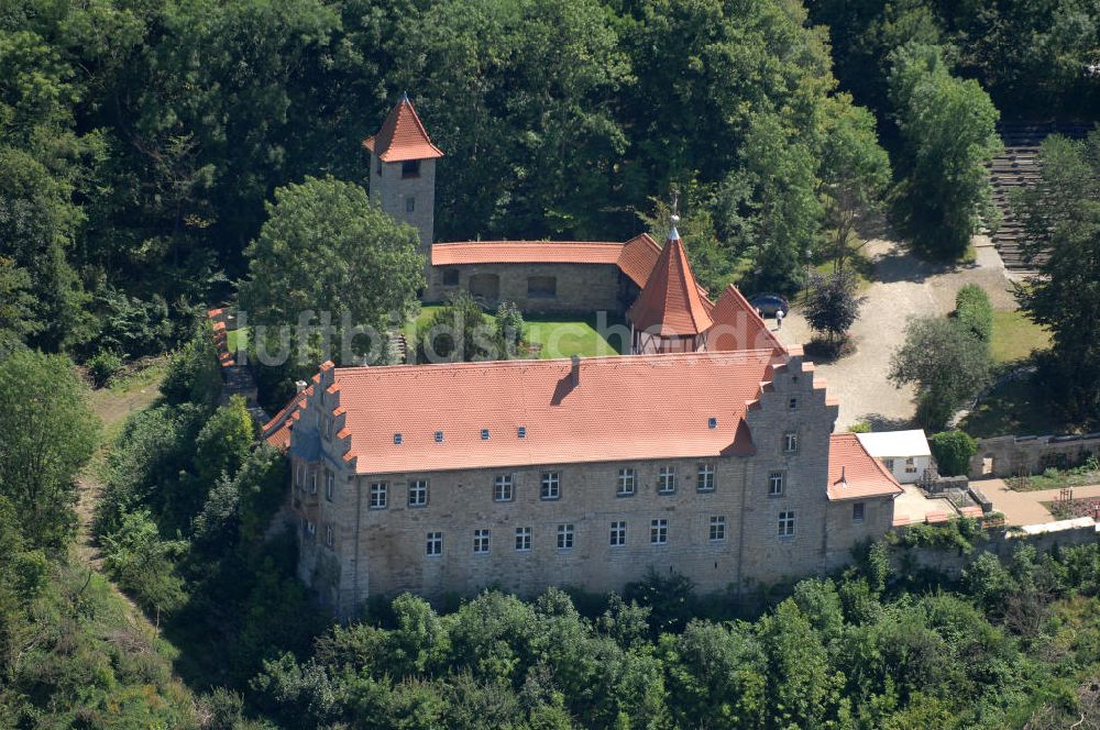 Luftaufnahme Kranichfeld - Niederburg Kranichfeld in Thüringen