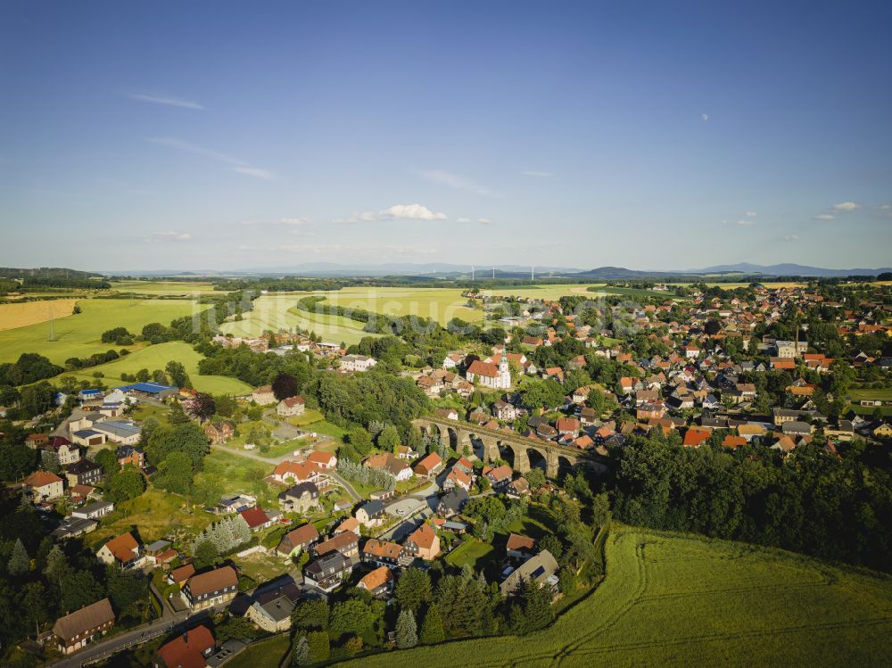 Luftbild Kottmar - Niedercunnersdorf in Kottmar im Bundesland Sachsen, Deutschland