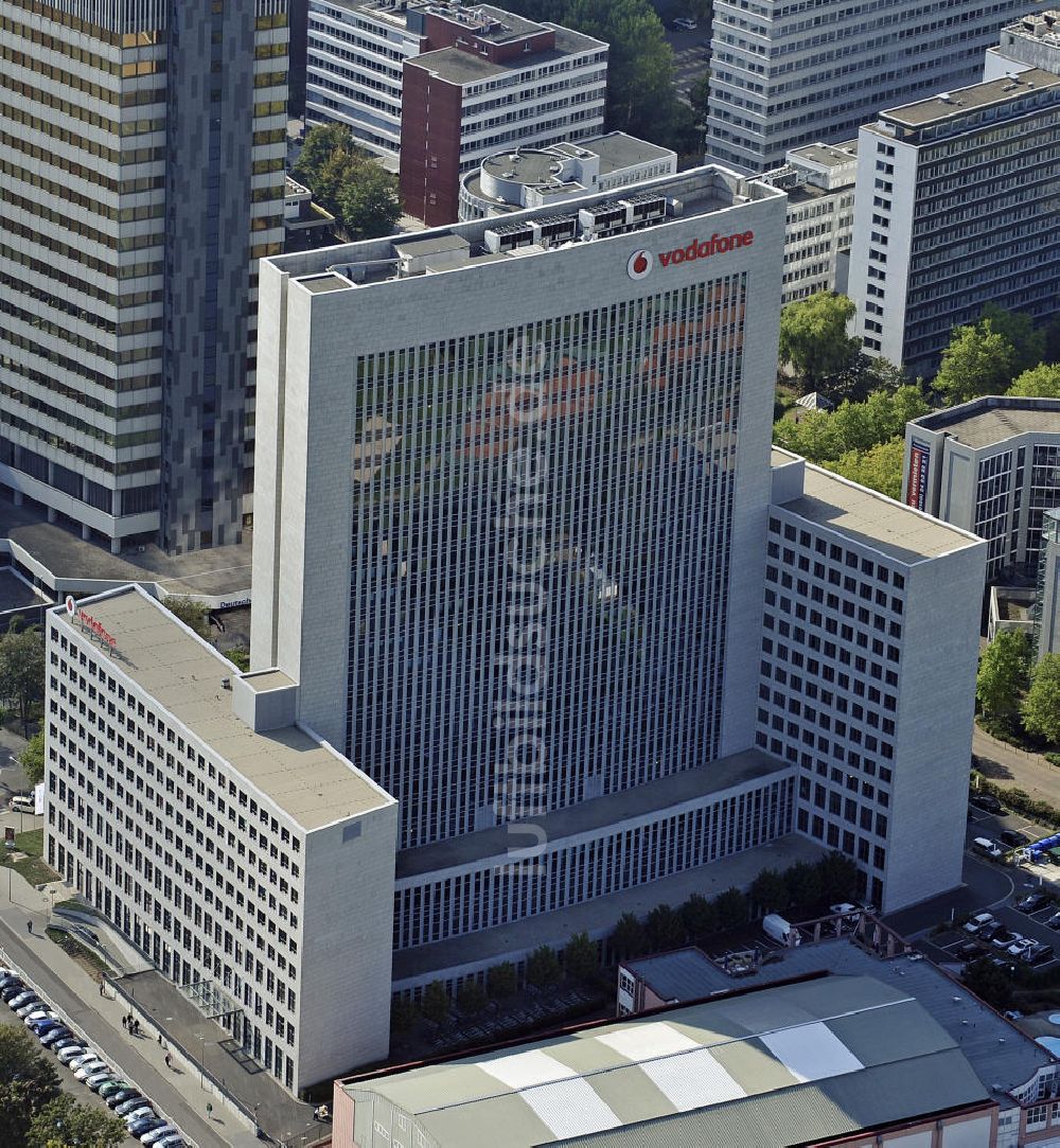 Eschborn von oben - Niederlassung der Vodafone D2 GmbH Eschborn