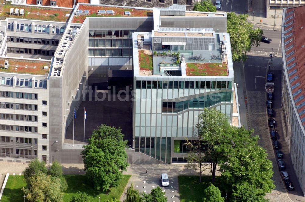 Luftbild Berlin - Niederländische Botschaft in Berlin-Mitte