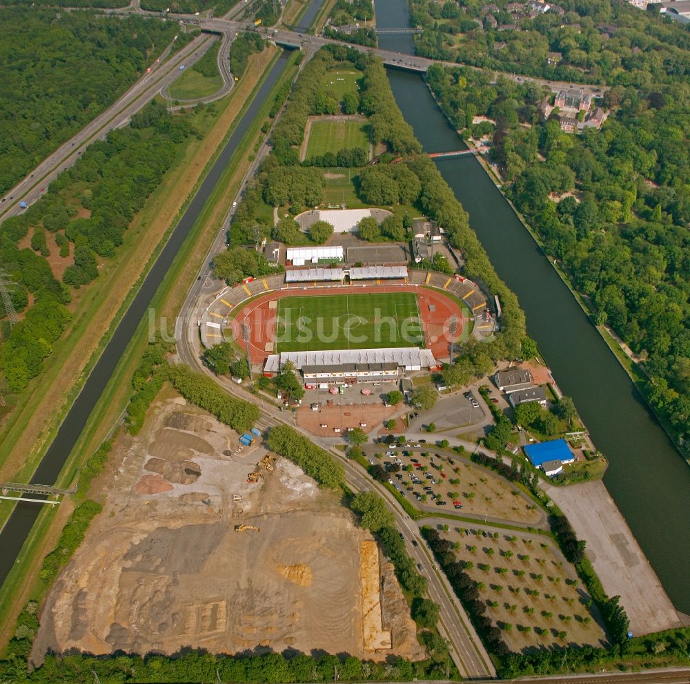 Luftbild Oberhausen - Niederrheinstadion in Oberhausen im Bundesland Nordrhein-Westfalen