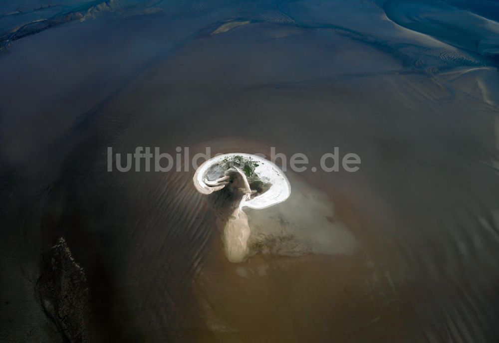 Luftaufnahme Norderney - Niedersächsische Wattenmeer bei Norderney im gleichnamigen Nationalpark