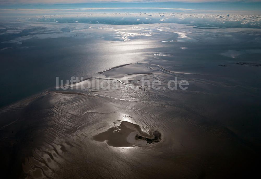 Luftbild Norderney - Niedersächsische Wattenmeer bei Norderney im gleichnamigen Nationalpark