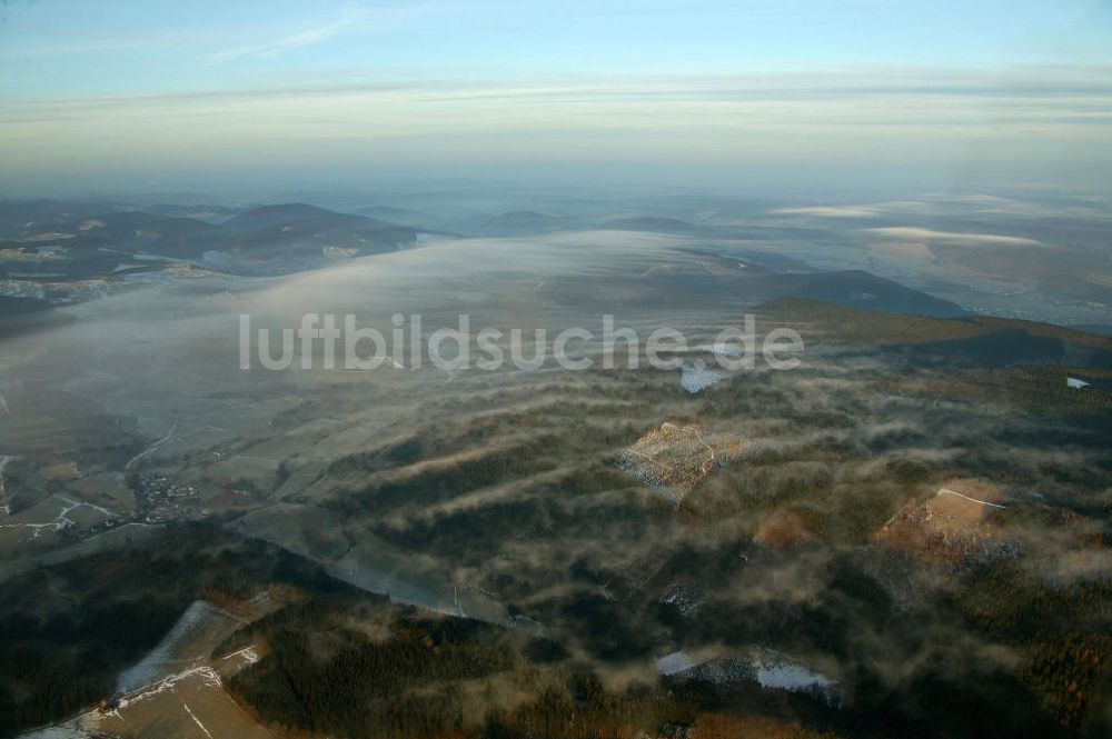 Luftaufnahme Arnsberg - Nordausläufer des Rheinischen Schiefergebirges bei Arnsberg