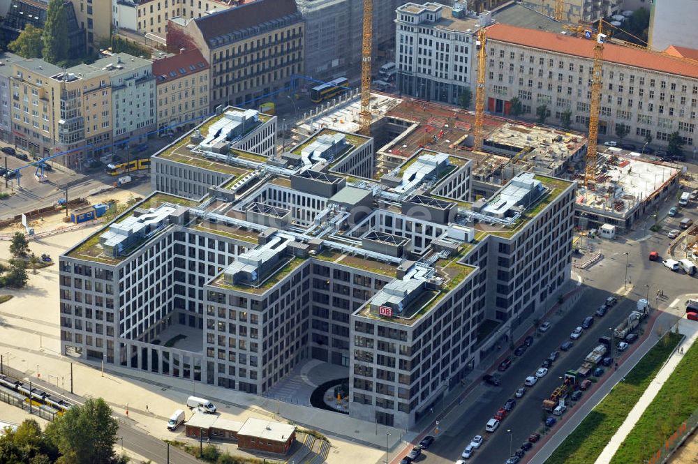 Berlin von oben - Nordbahnhof Carrée Berlin