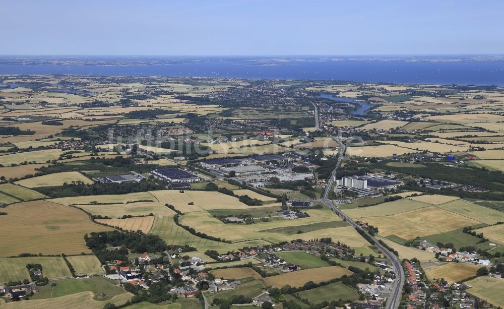 Luftaufnahme Nordborg Sogn - Nordborg Sogn in Dänemark