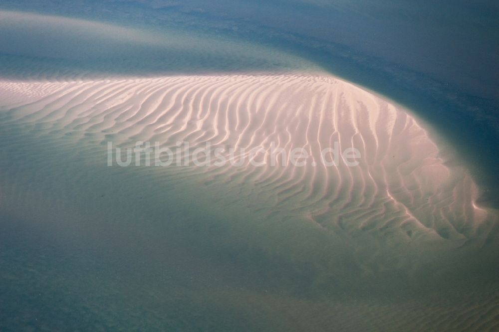 Dagebüll aus der Vogelperspektive: Nordfriesisches Wattenmeer im Bundesland Schleswig-Holstein