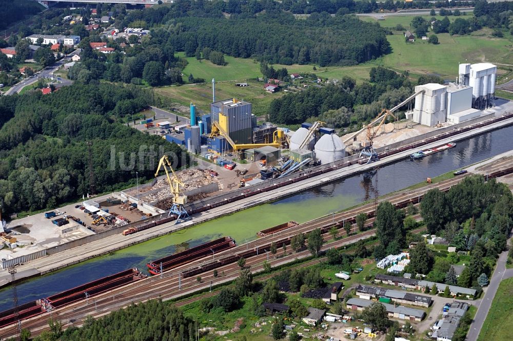 Luftbild Königs Wusterhausen - Nordhafen in Königs Wusterhausen im Bundesland Brandenburg