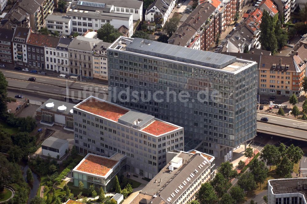 Luftaufnahme Düsseldorf - Nordrheinwestfälische Bank in Düsseldorf