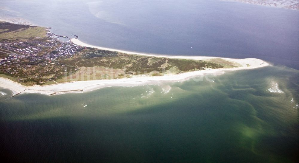 Luftaufnahme Hörnum/Sylt - Nordsee- Insel Hörnum / Sylt in Schleswig-Holstein