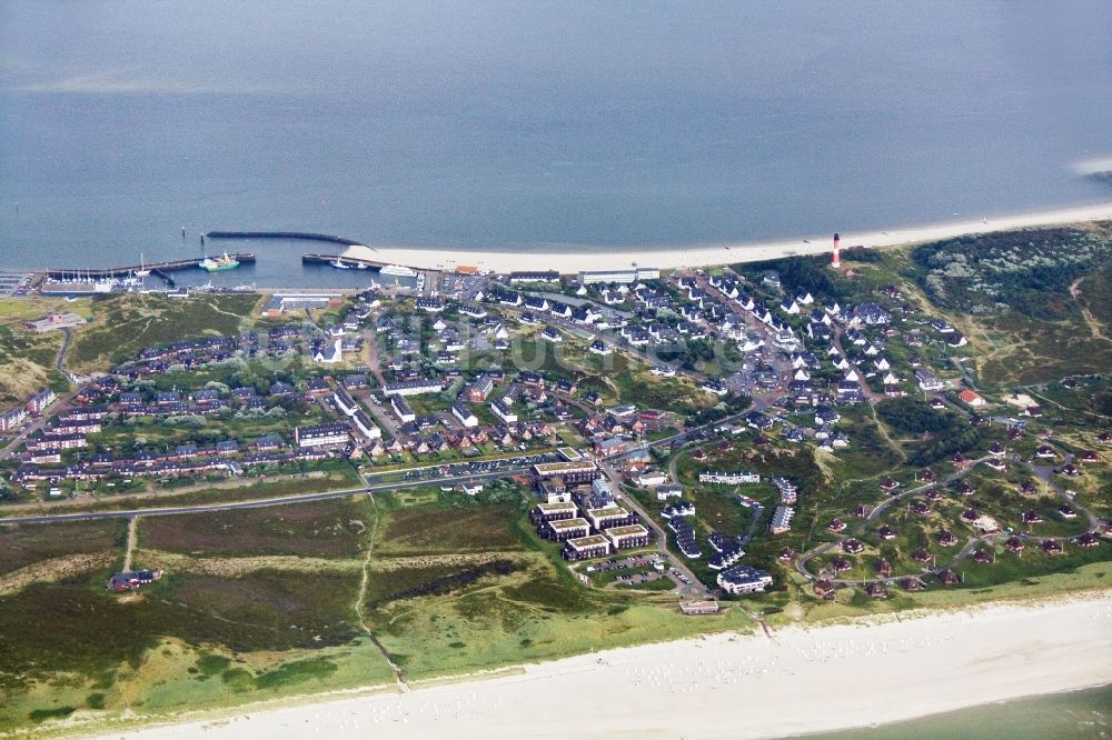 Hörnum/Sylt aus der Vogelperspektive: Nordsee- Insel Hörnum / Sylt in Schleswig-Holstein