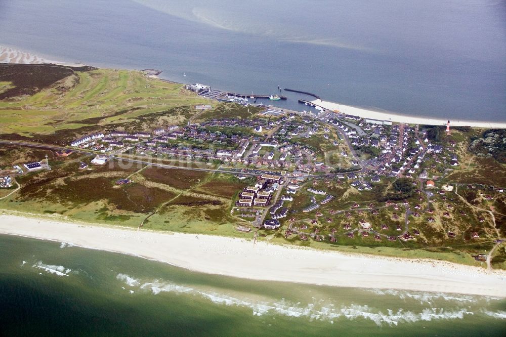 Luftaufnahme Hörnum/Sylt - Nordsee- Insel Hörnum / Sylt in Schleswig-Holstein