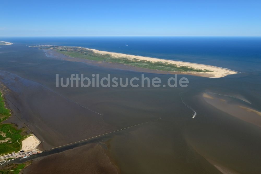 Norderney aus der Vogelperspektive: Nordseeinsel Norderney im Bundesland Niedersachsen