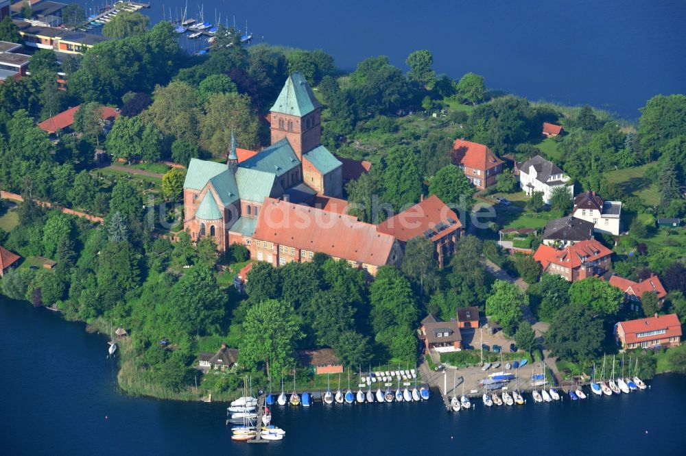 Luftbild Ratzeburg - Nordspitze der Altstadtinsel von Ratzeburg im Bundesland Schleswig-Holstein