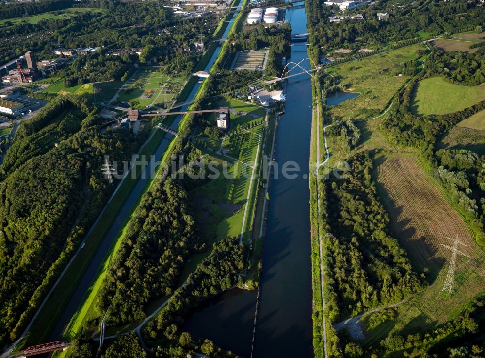 Luftaufnahme Gelsenkirchen - Nordsternpark in Gelsenkirchen im Bundesland Nordrhein-Westfalen NRW