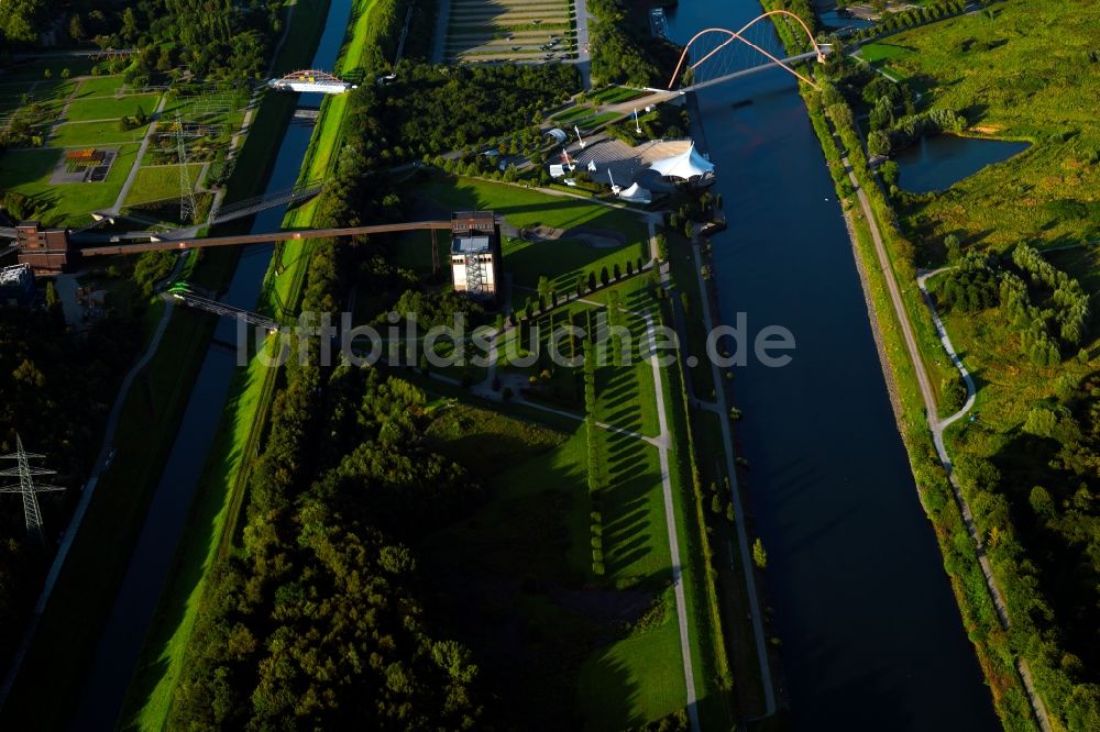 Gelsenkirchen von oben - Nordsternpark in Gelsenkirchen im Bundesland Nordrhein-Westfalen NRW