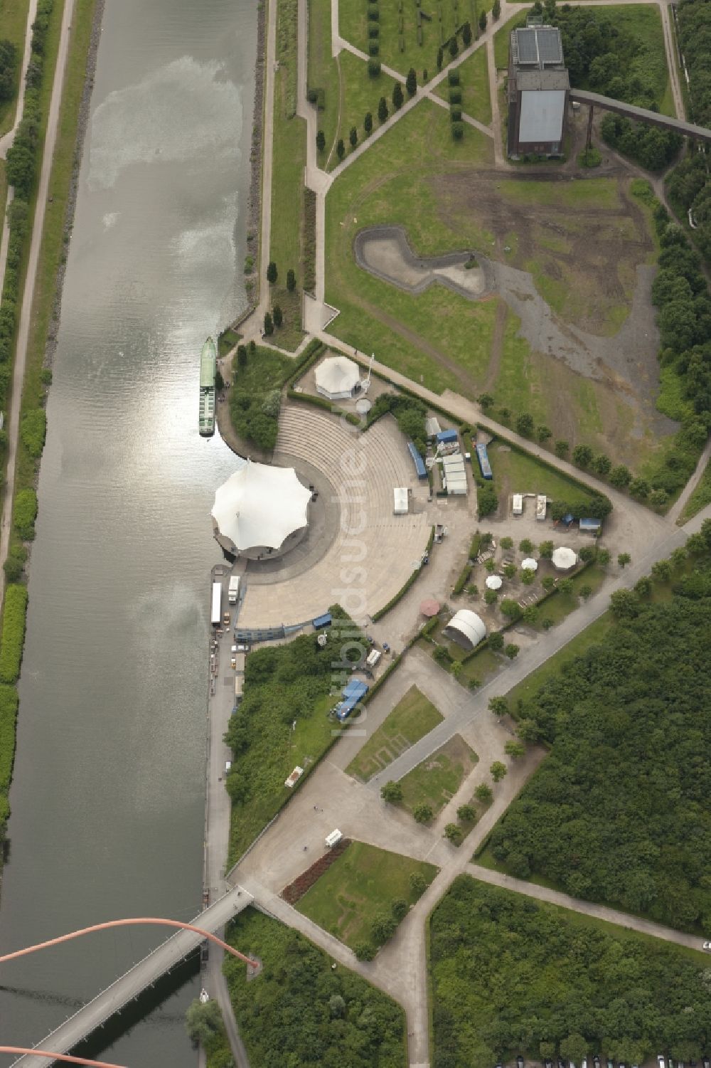 Luftbild Gelsenkirchen - Nordsternpark in Gelsenkirchen im Bundesland Nordrhein-Westfalen NRW