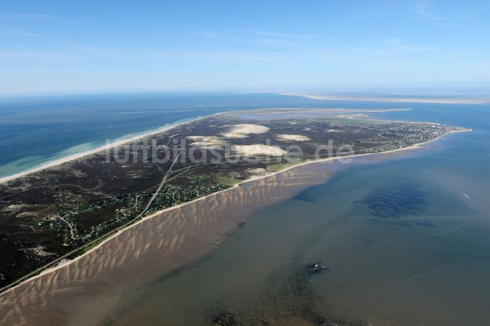 Sylt von oben - Nordteil der Insel Sylt im Bundesland Schleswig-Holstein