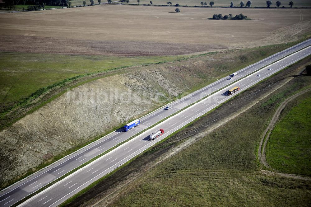 Eisenach von oben - Nordverlegung / Umfahrung Hörselberge der Autobahn E40 / A4 in Thüringen