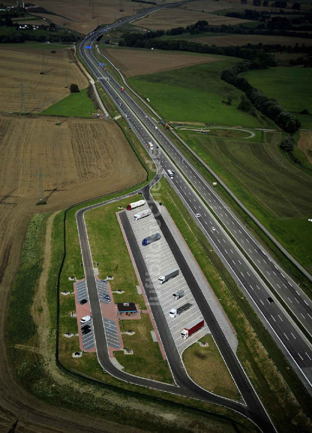 Eisenach von oben - Nordverlegung / Umfahrung Hörselberge der Autobahn E40 / A4 in Thüringen