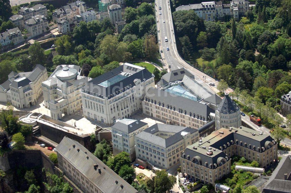 Luxemburg von oben - Notre-Dame Luxemburg