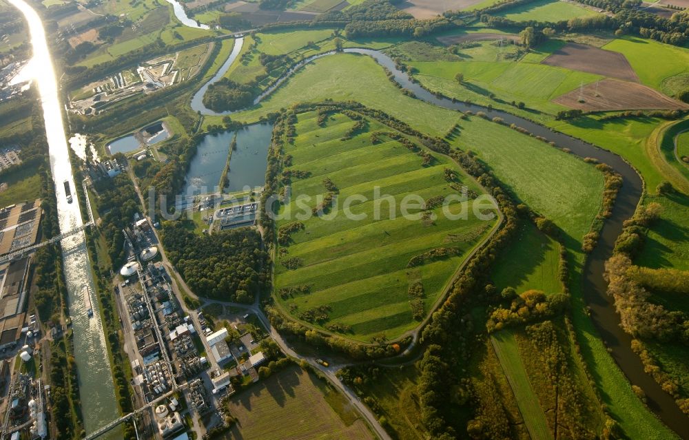 Marl von oben - Nutzflächen in Marl im Bundesland Nordrhein-Westfalen