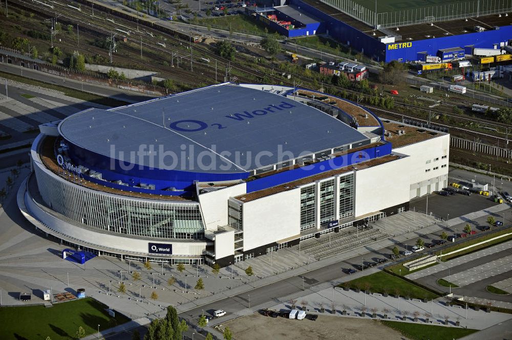 Berlin aus der Vogelperspektive: O2-Arena Berlin