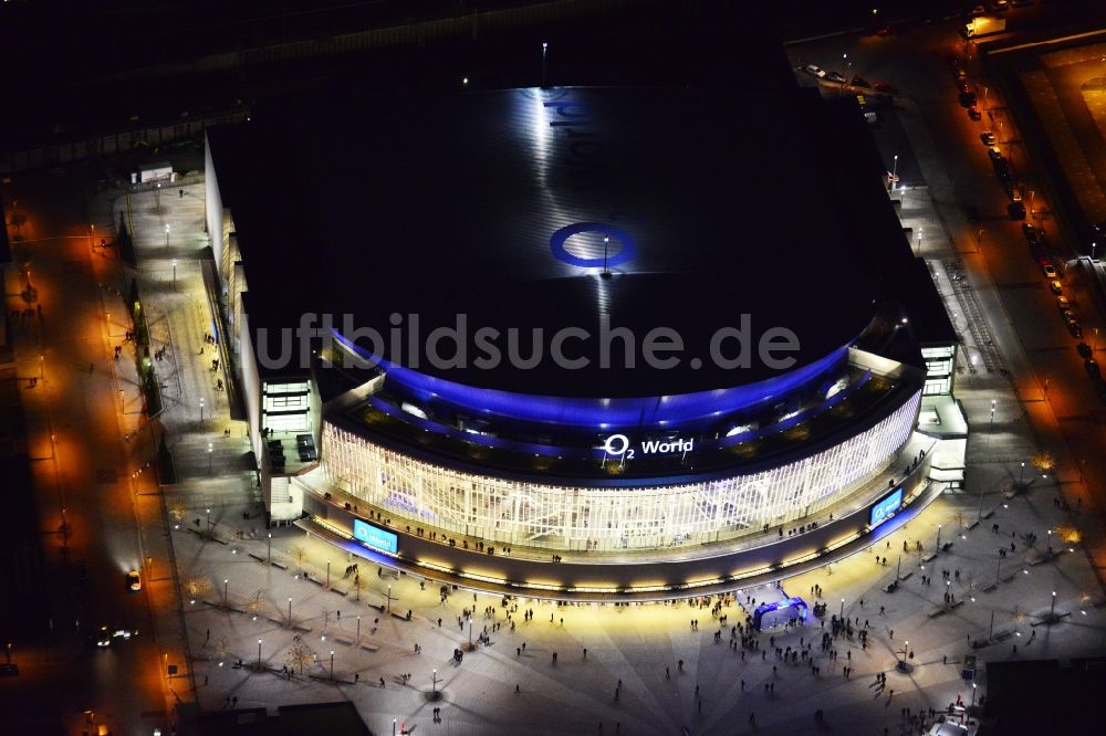 Luftbild Berlin - O2- Arena in Berlin - Friedrichshain