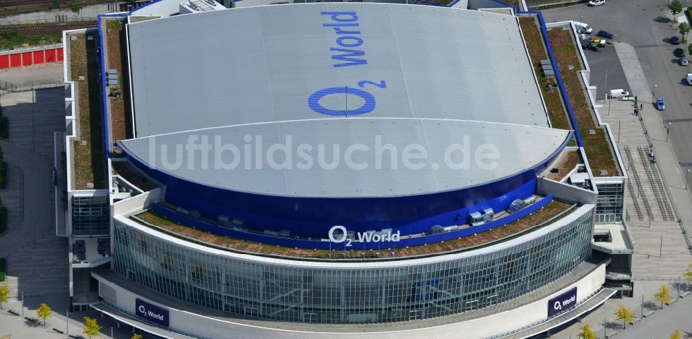 Luftbild Berlin - O2- Arena in Berlin - Friedrichshain