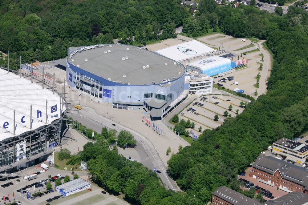 Luftbild Hamburg - O2 World in Hamburg