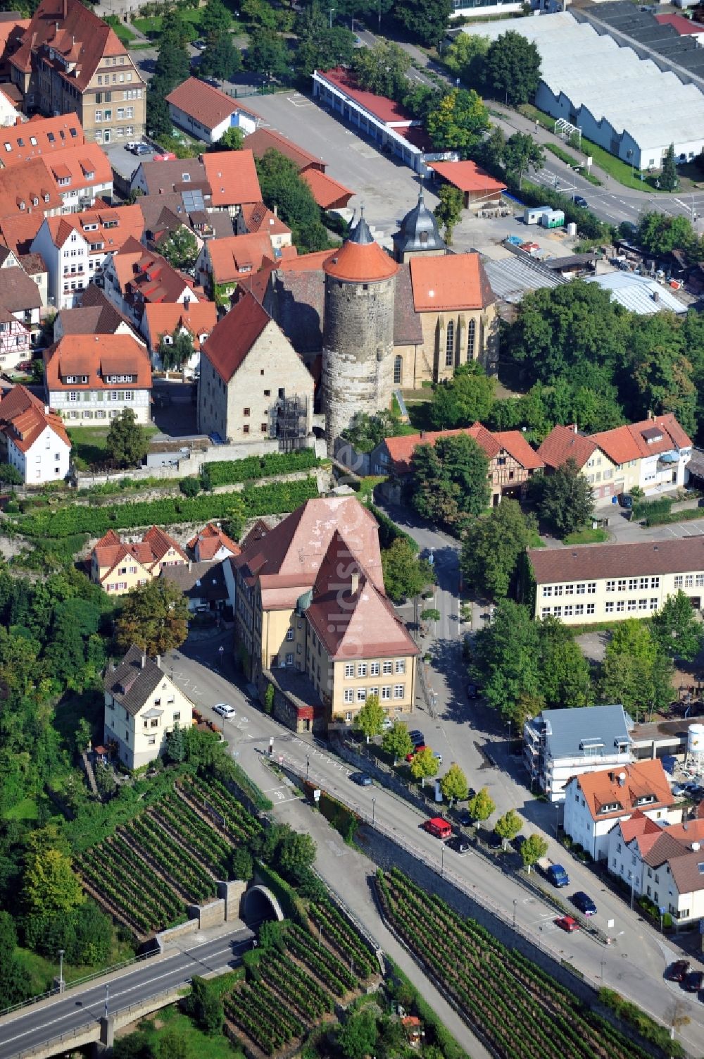 Luftbild Besigheim - Obere Burg in Besigheim im Bundesland Baden-Württemberg