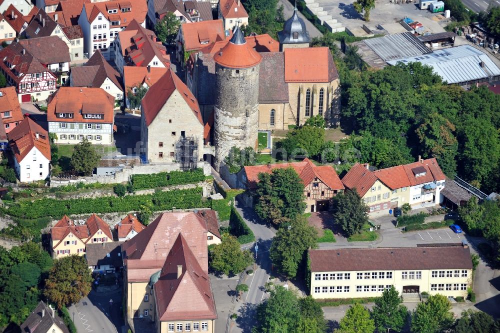 Luftaufnahme Besigheim - Obere Burg in Besigheim im Bundesland Baden-Württemberg