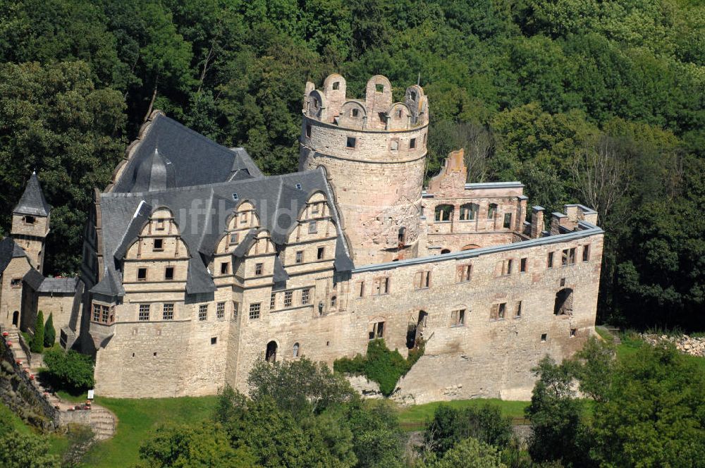 Luftaufnahme Kranichfeld - Oberschloss Kranichfeld in Thüringen