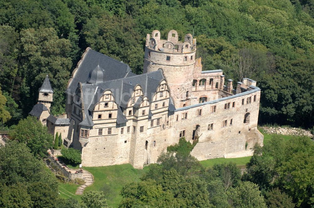 Luftaufnahme Kranichfeld - Oberschloss Kranichfeld in Thüringen