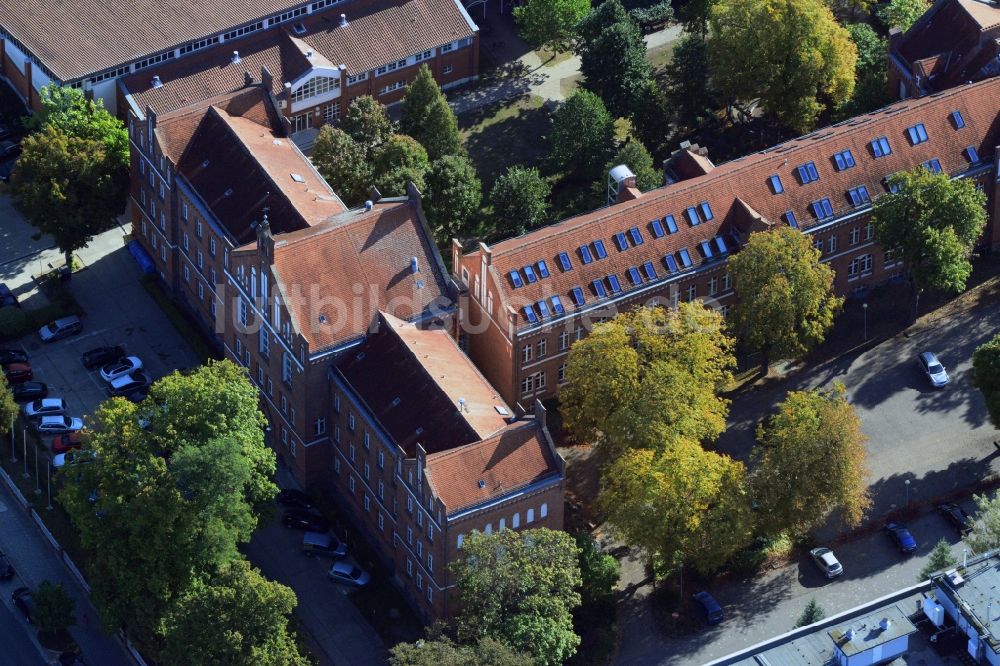 Strausberg aus der Vogelperspektive: Oberstufenzentrum Märkisch Oderland in Strausberg im Bundesland Brandenburg