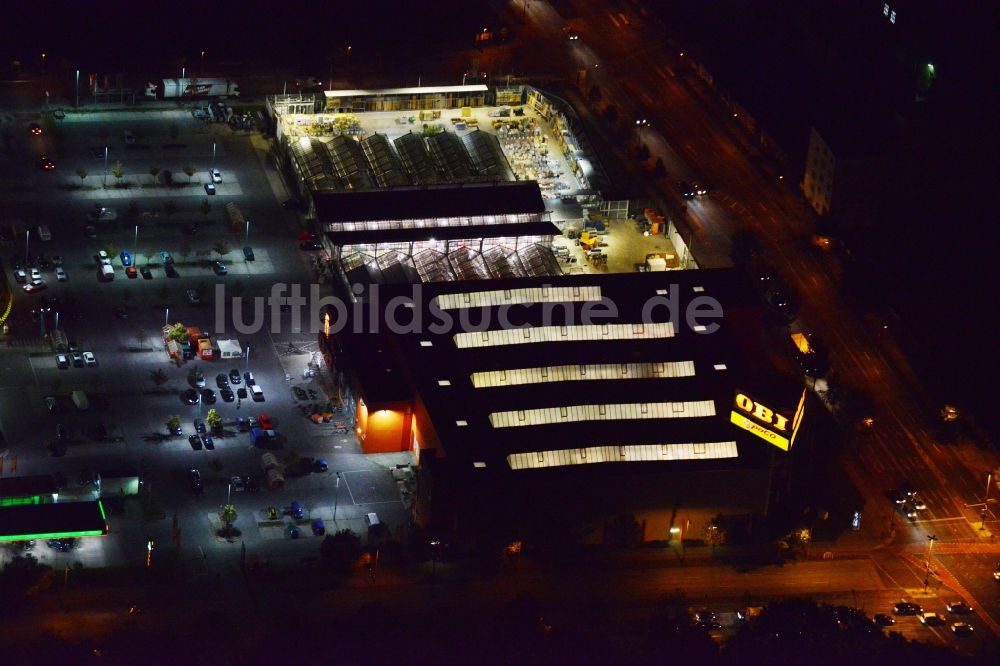 Berlin aus der Vogelperspektive: OBI Markt Treptow in Berlin