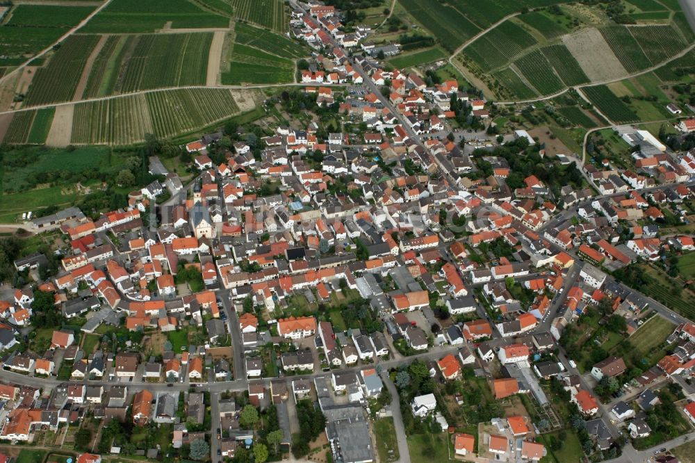 Ockenheim aus der Vogelperspektive: Ockenheim im Bundesland Rheinland-Pfalz