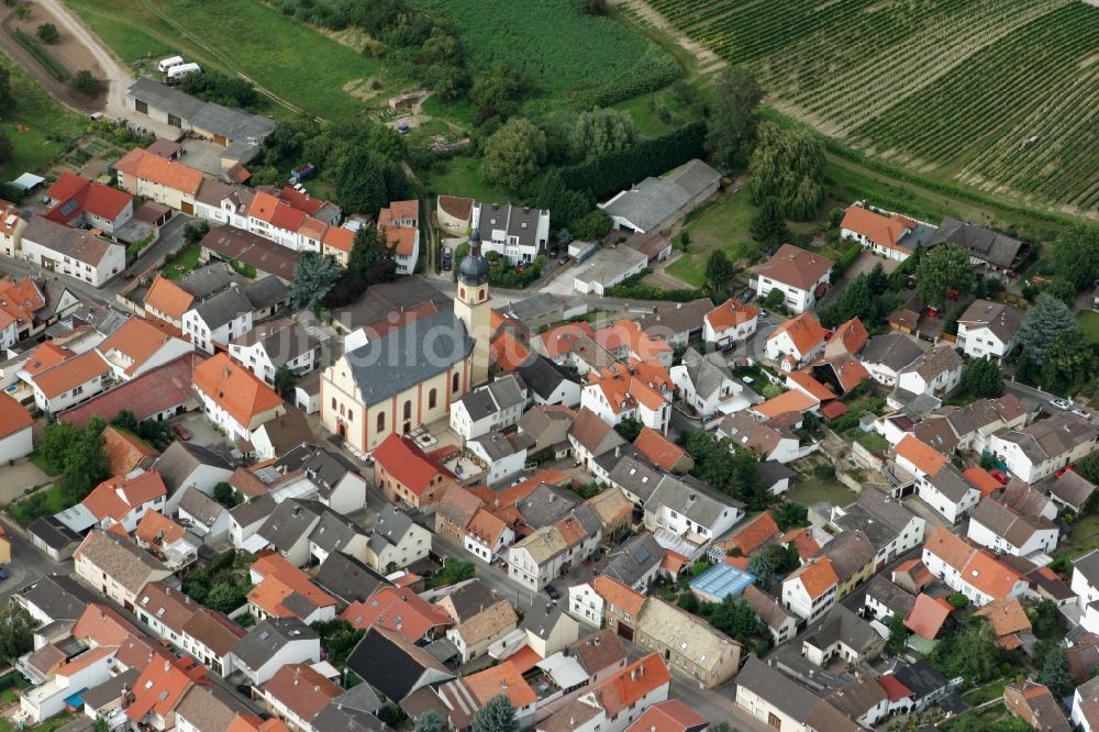 Ockenheim von oben - Ockenheim im Bundesland Rheinland-Pfalz