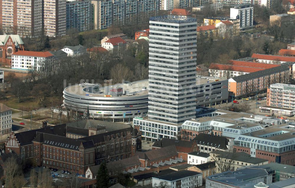 Frankfurt (Oder) aus der Vogelperspektive: Oderturm Frankfurt (Oder)