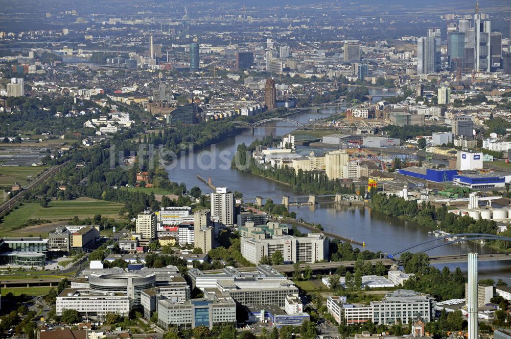 Offenbach von oben - Offenbach Stadtansicht