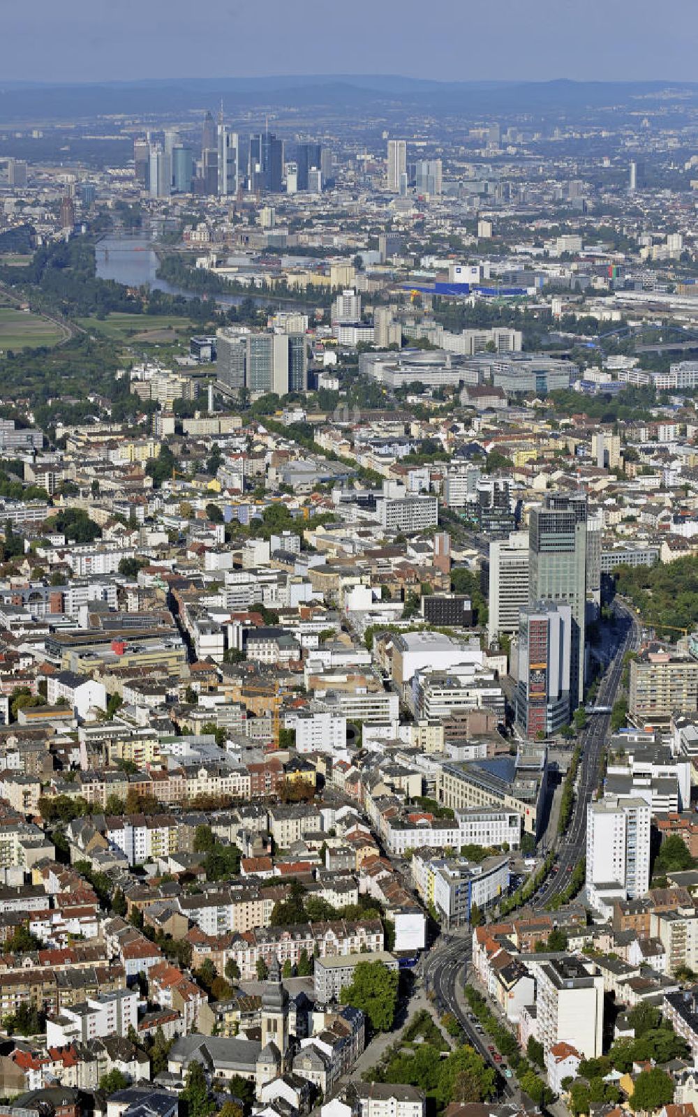 Offenbach von oben - Offenbach Stadtansicht